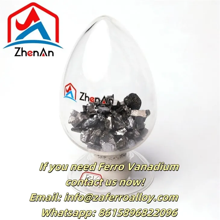 10-100 mm 50% ferro-vanadium