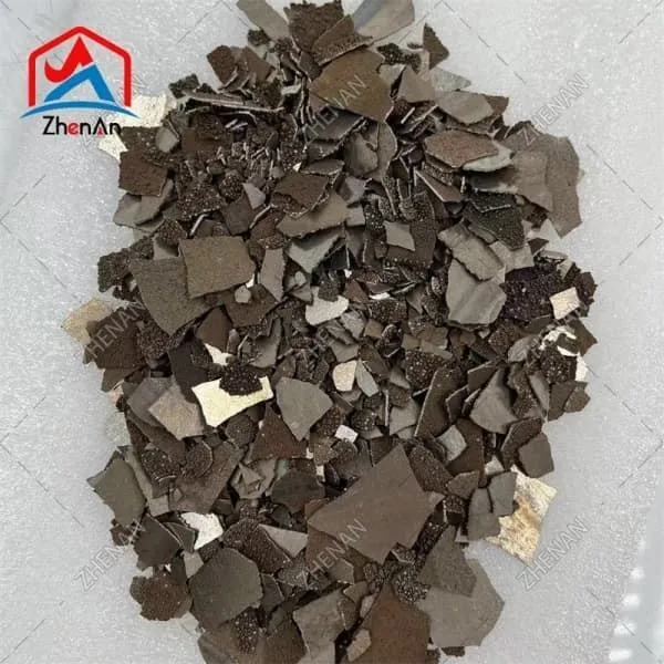 Elektrolytische Mn-metaalvlok dun 1-2 mm voor smelten