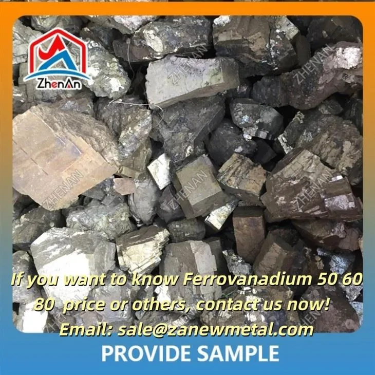 Hoge-zuiverheid 50% ferro-vanadiumklonten