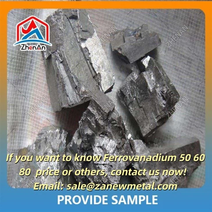 Hoge-zuiverheid 80% ferro-vanadiumklonten