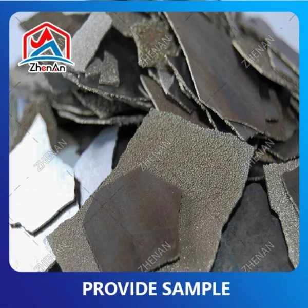 Elektrolytische Mn-vlok van industriële kwaliteit, dikte 1-2 mm voor legering