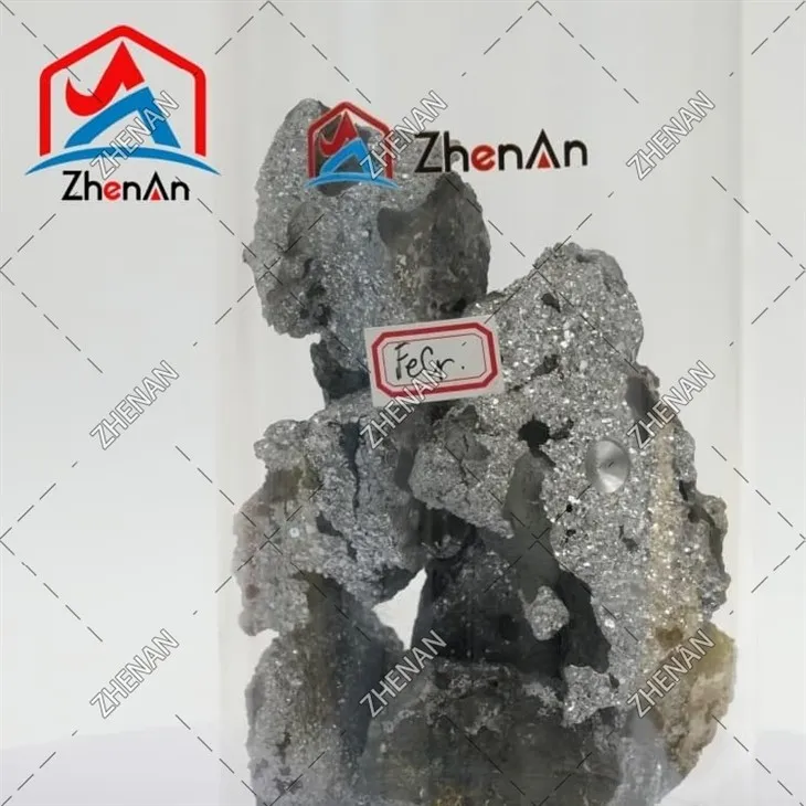 Zilvergrijs puur ferrochrome